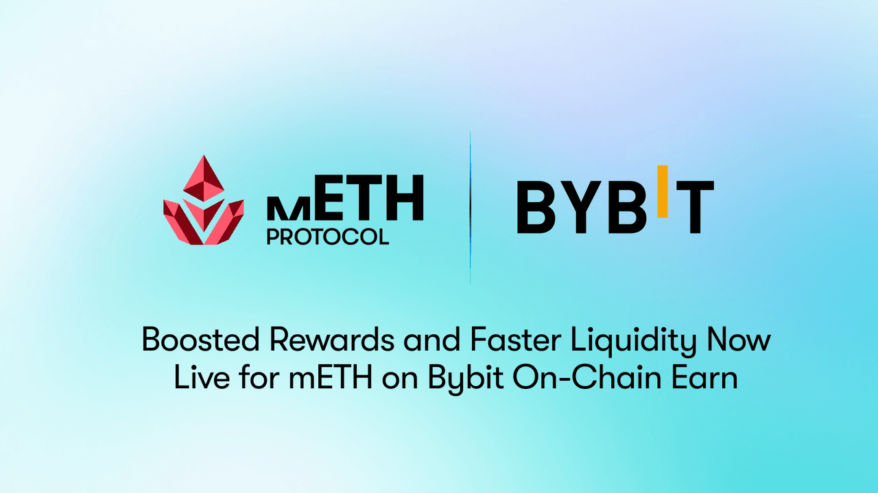 Boosted mETH Yields on Bybit On-Chain Earn: 3% Bonus APR, Native Rewards, and Faster Liquidity!