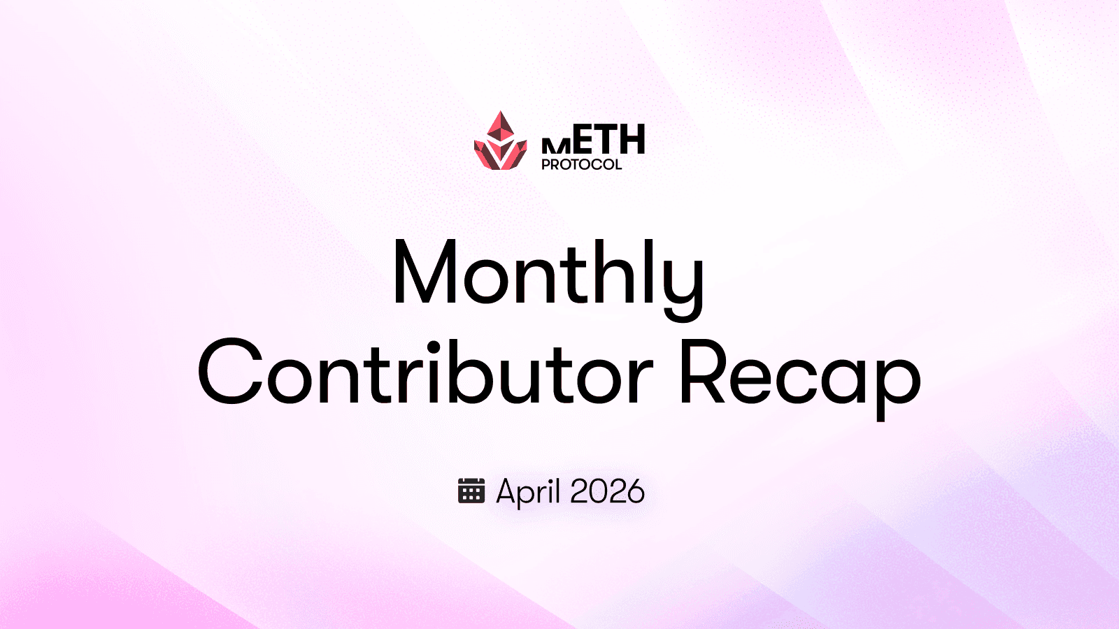 Monthly Contributor Recap: April 2026